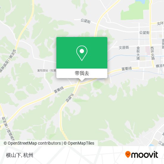 横山下地图