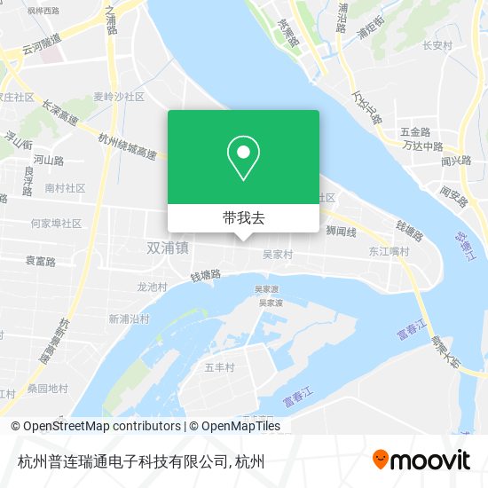 杭州普连瑞通电子科技有限公司地图