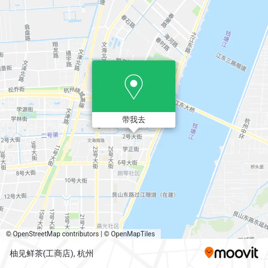 柚见鲜茶(工商店)地图