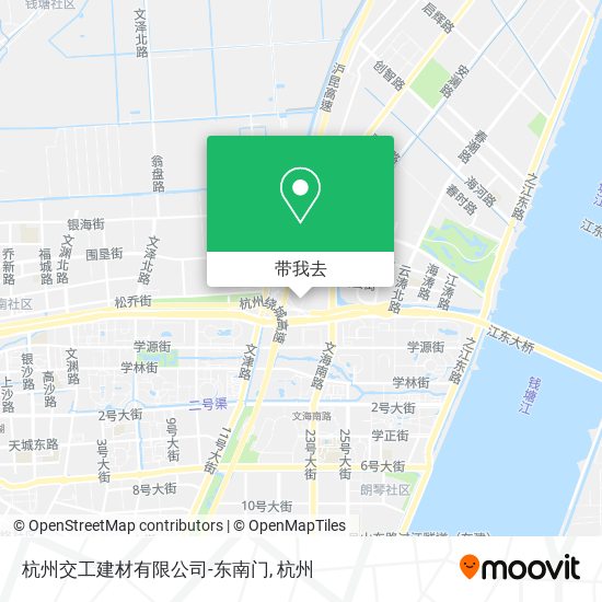 杭州交工建材有限公司-东南门地图