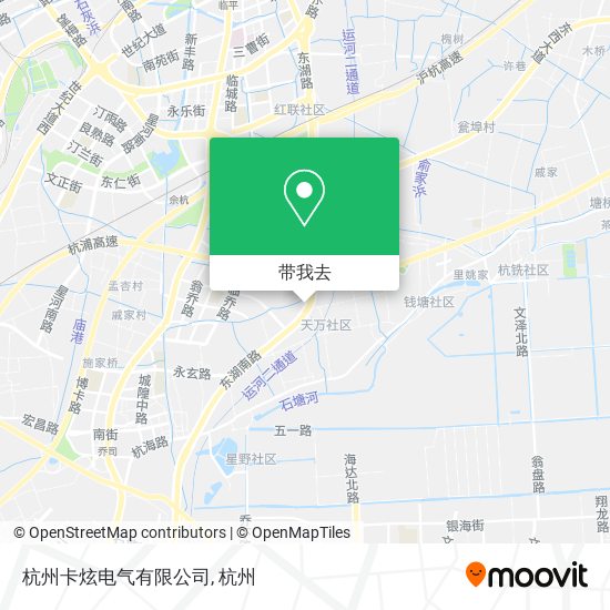 杭州卡炫电气有限公司地图