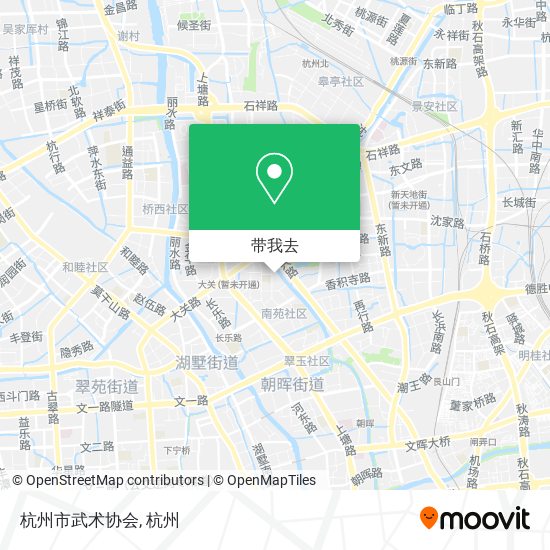 杭州市武术协会地图
