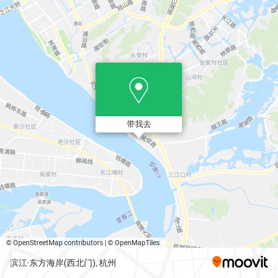 滨江·东方海岸(西北门)地图