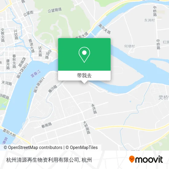 杭州清源再生物资利用有限公司地图