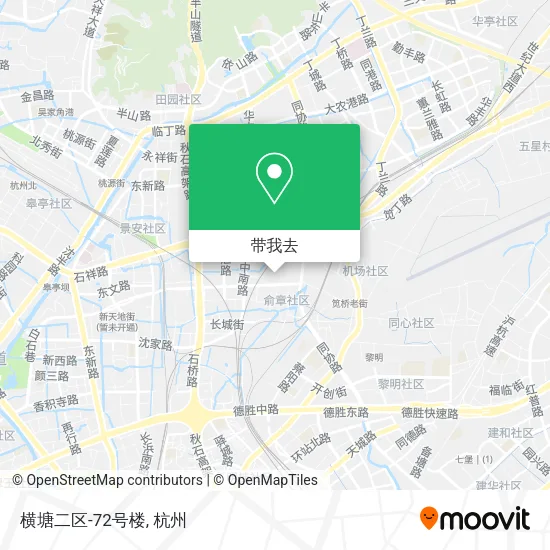 横塘二区-72号楼地图