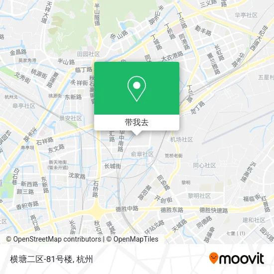 横塘二区-81号楼地图