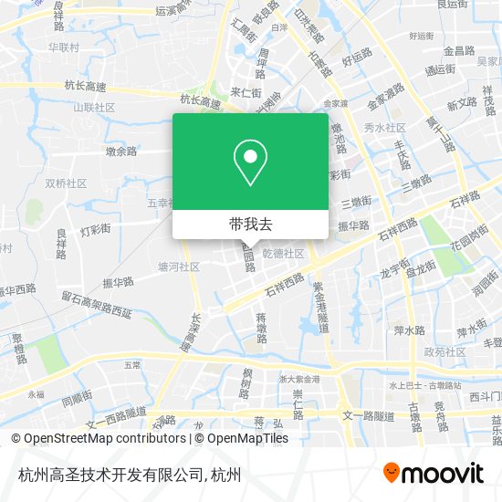 杭州高圣技术开发有限公司地图