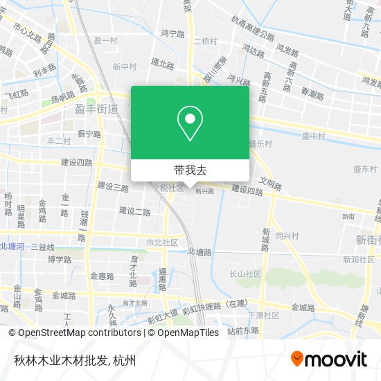 秋林木业木材批发地图