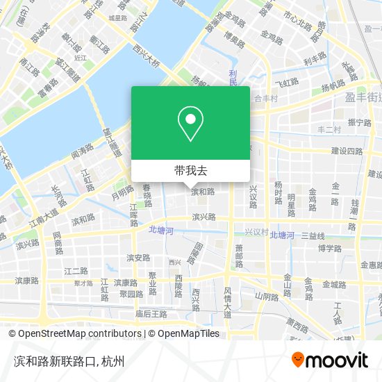 滨和路新联路口地图