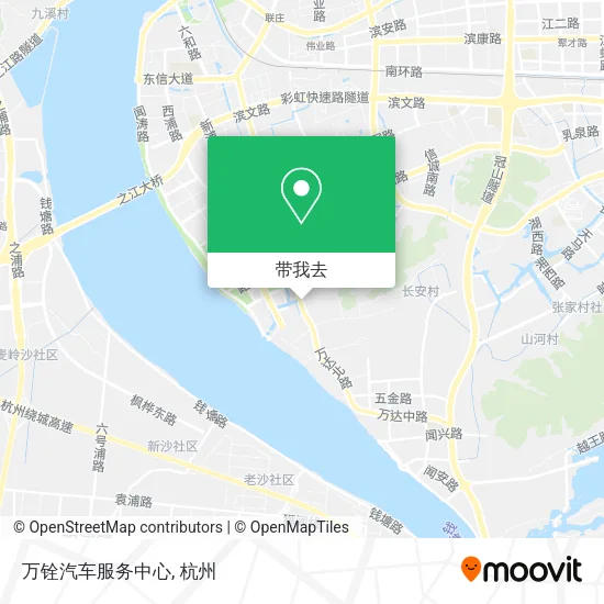 万铨汽车服务中心地图