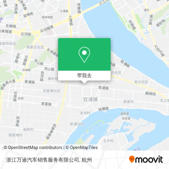 浙江万迪汽车销售服务有限公司地图