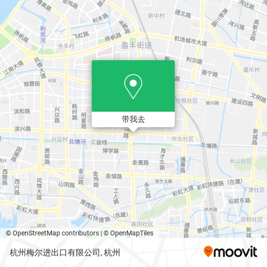 杭州梅尔进出口有限公司地图