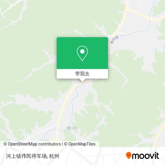 河上镇伟民停车场地图