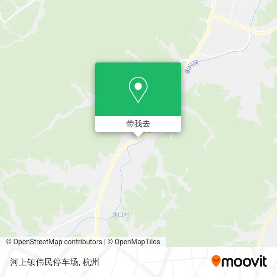 河上镇伟民停车场地图