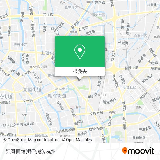 强哥面馆(蝶飞巷)地图