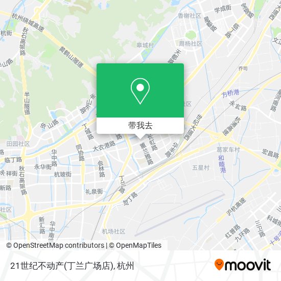 21世纪不动产(丁兰广场店)地图