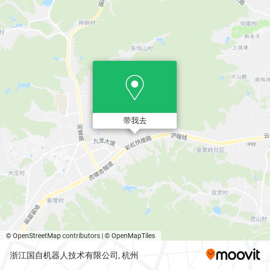 浙江国自机器人技术有限公司地图