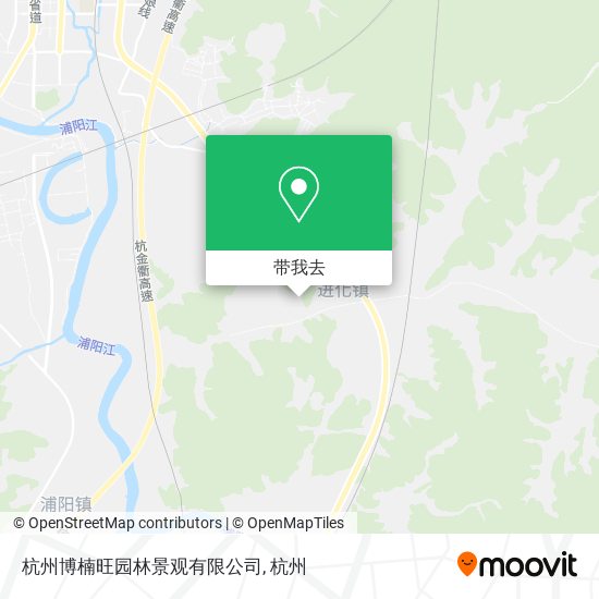 杭州博楠旺园林景观有限公司地图