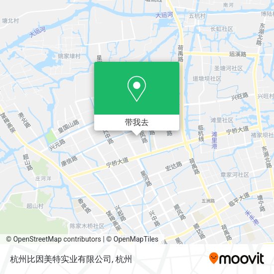 杭州比因美特实业有限公司地图