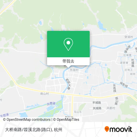大桥南路/苕溪北路(路口)地图
