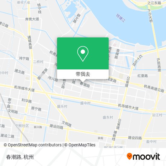 春潮路地图