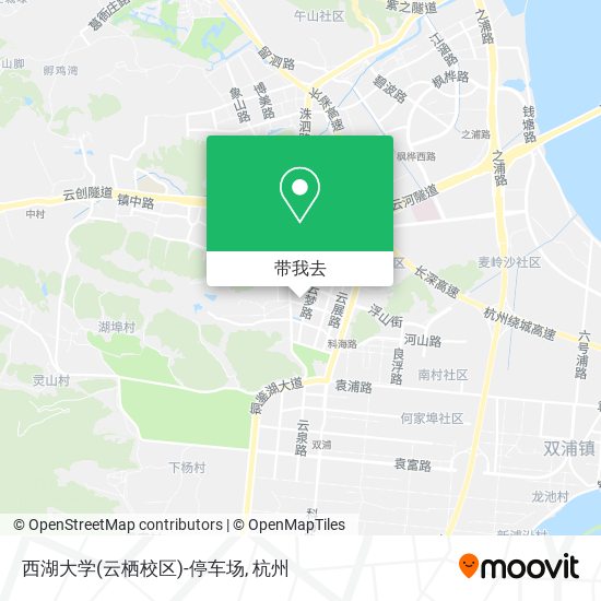 西湖大学(云栖校区)-停车场地图
