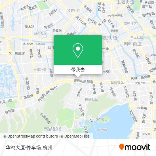 华鸿大厦-停车场地图