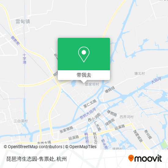 琵琶湾生态园-售票处地图