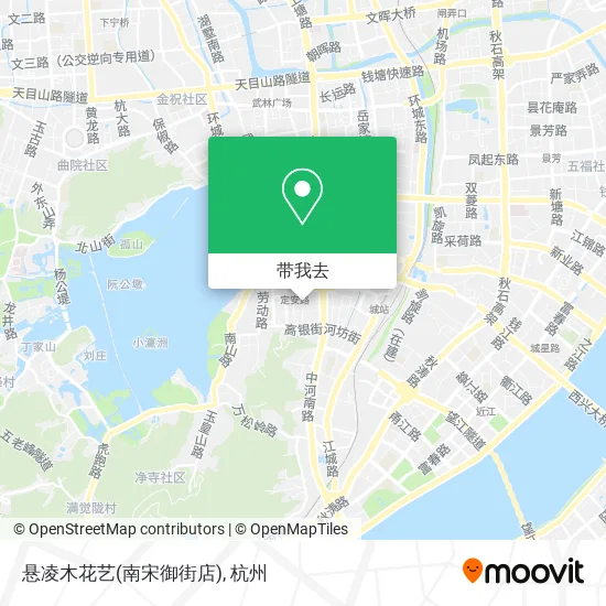 悬凌木花艺(南宋御街店)地图