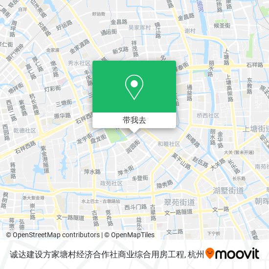 诚达建设方家塘村经济合作社商业综合用房工程地图