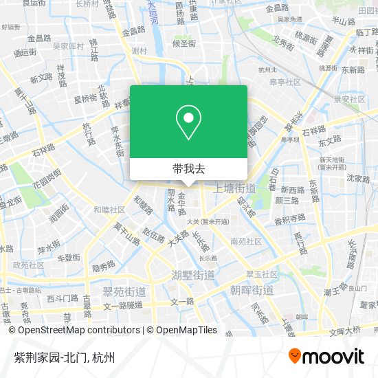 紫荆家园-北门地图