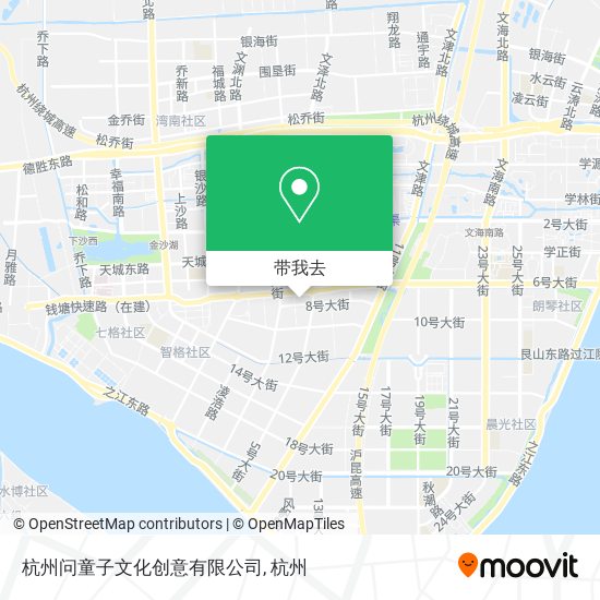 杭州问童子文化创意有限公司地图