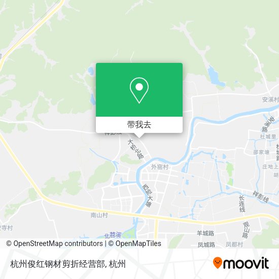 杭州俊红钢材剪折经营部地图