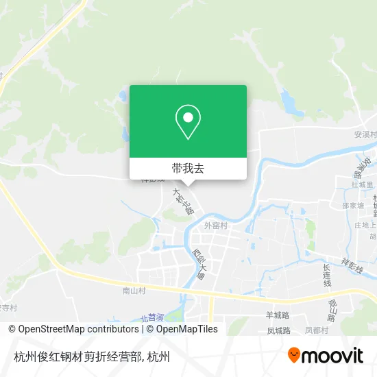 杭州俊红钢材剪折经营部地图