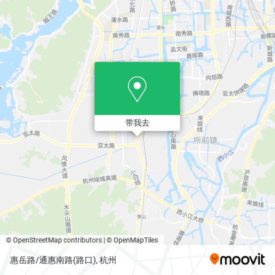 惠岳路/通惠南路(路口)地图