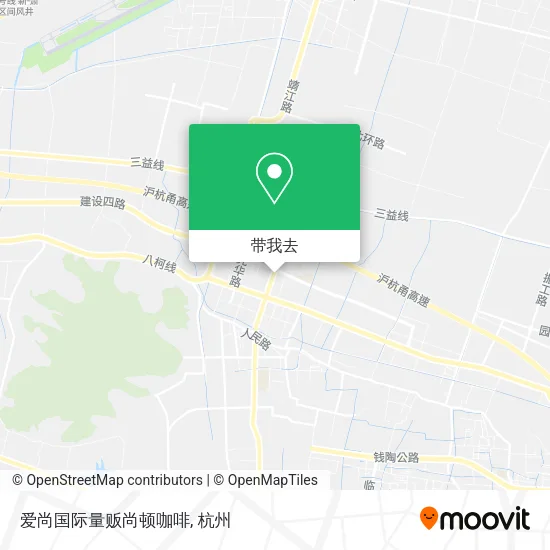 爱尚国际量贩尚顿咖啡地图