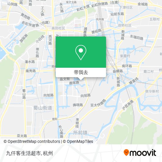 九仟客生活超市地图
