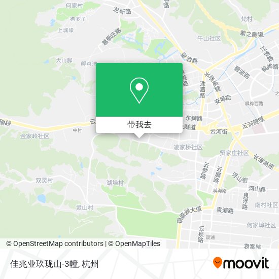 佳兆业玖珑山-3幢地图