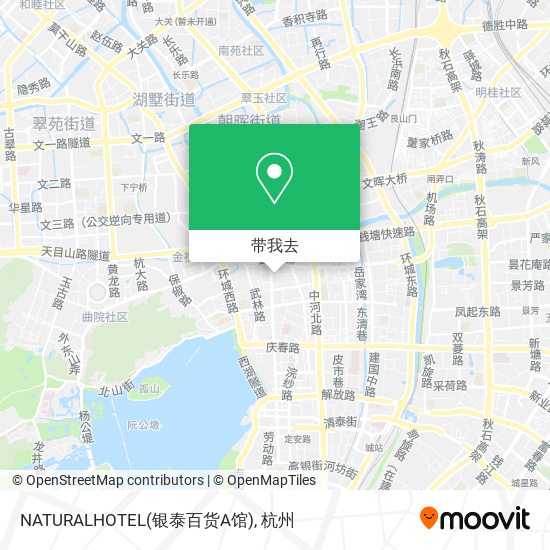 NATURALHOTEL(银泰百货A馆)地图