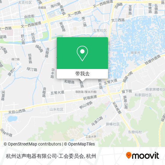 杭州达声电器有限公司-工会委员会地图