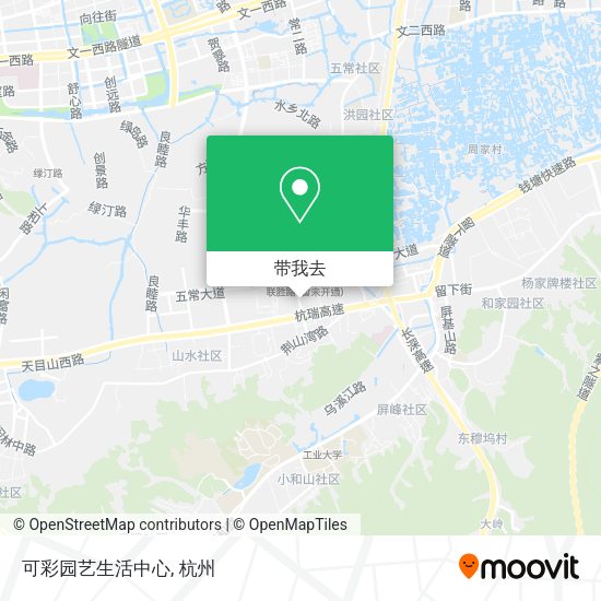 可彩园艺生活中心地图