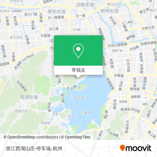 浙江西湖山庄-停车场地图