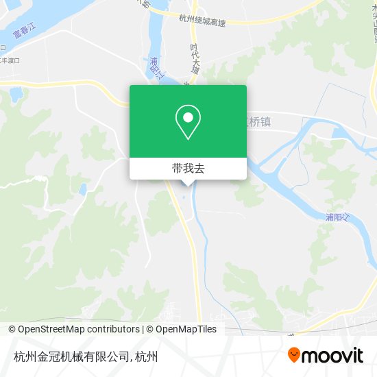 杭州金冠机械有限公司地图