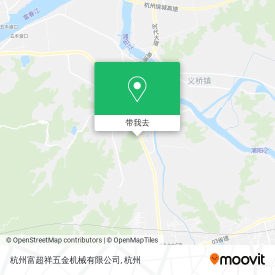 杭州富超祥五金机械有限公司地图