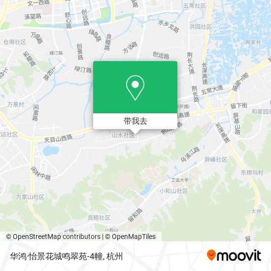 华鸿·怡景花城鸣翠苑-4幢地图