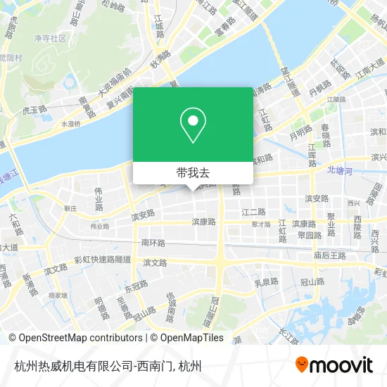 杭州热威机电有限公司-西南门地图