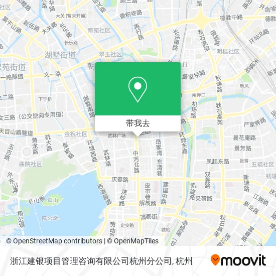 浙江建银项目管理咨询有限公司杭州分公司地图