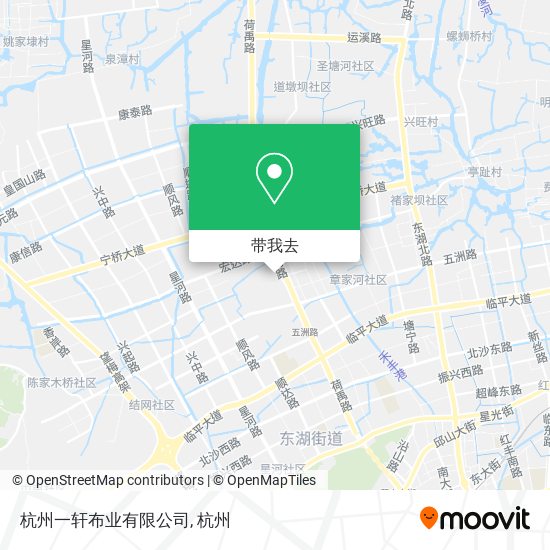 杭州一轩布业有限公司地图
