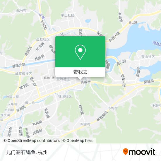 九门寨石锅鱼地图