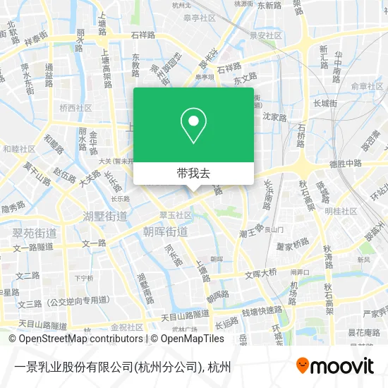 一景乳业股份有限公司(杭州分公司)地图